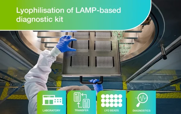 Case study- lyophilisation of LAMP based diagnostic kit