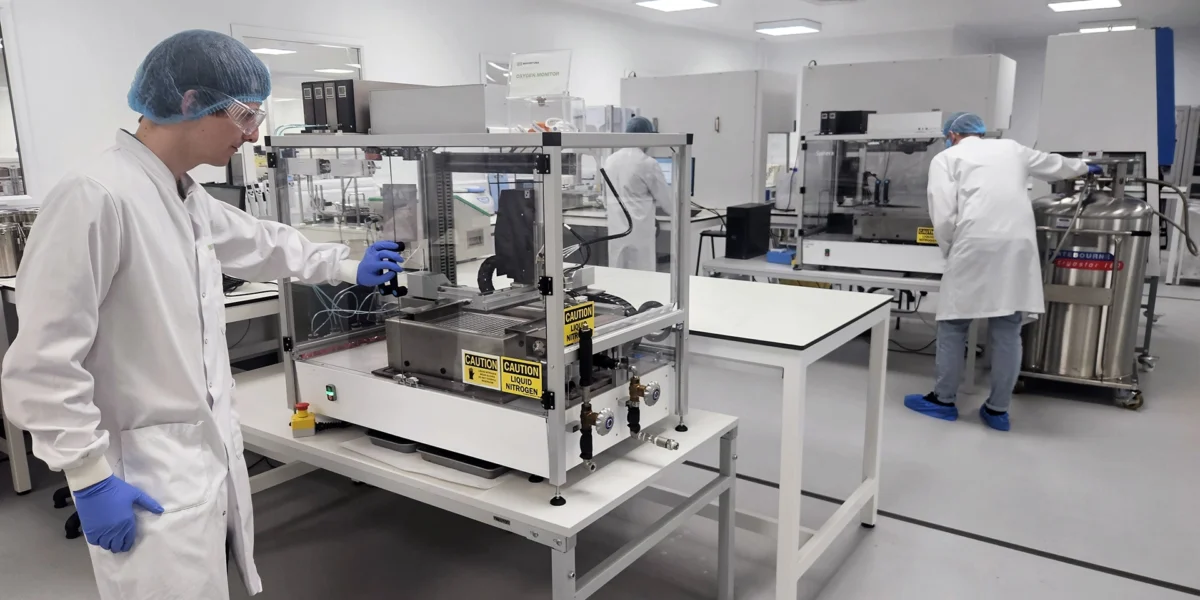 Lyo bead manufacturing line
