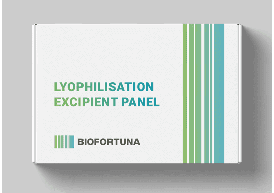 Lyophilization excipient panel